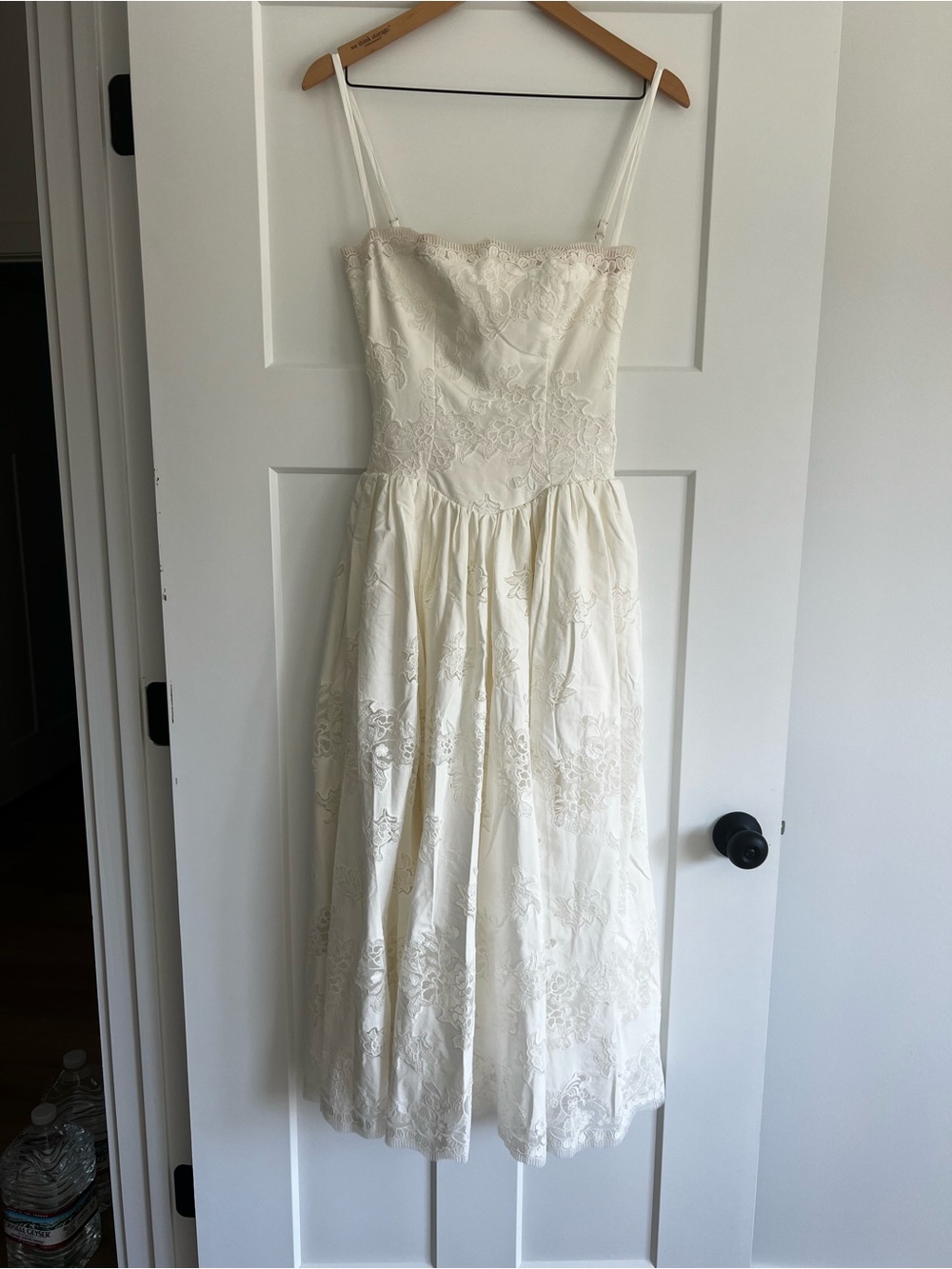 House of CB CHLOE
White Custom Lace + Cotton Midi Sundress